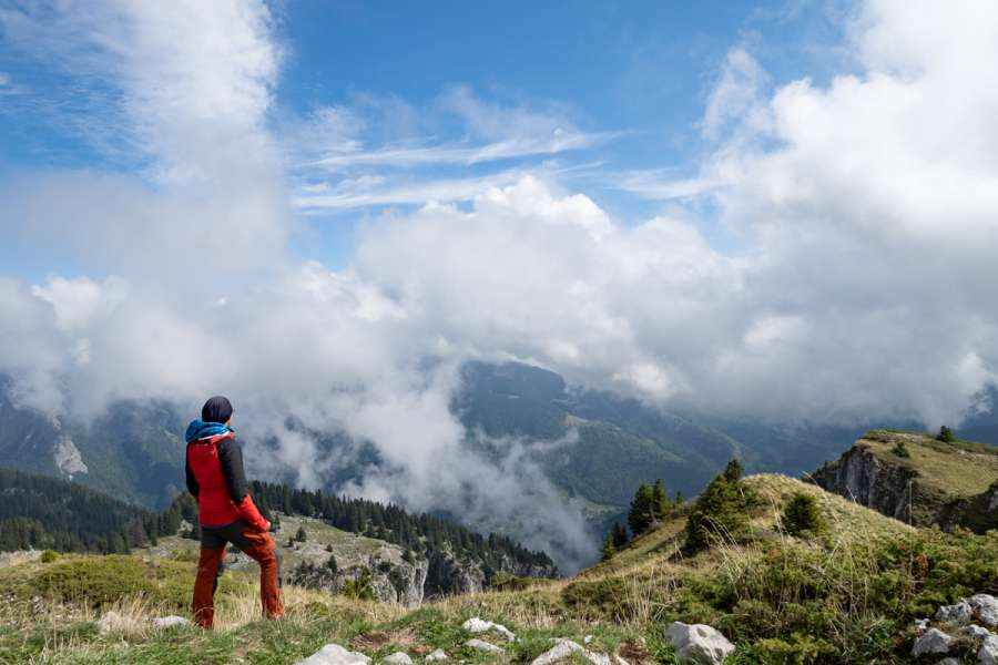 Gourmet-Wanderreise in den Alpen - Über den Wolken