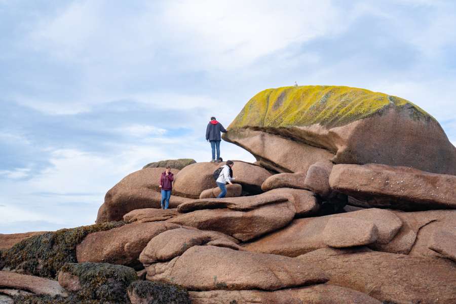 Bretagne: Wandern an der Côte de Granit Rose - Granitküste